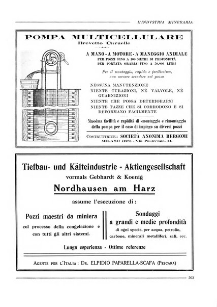 L'industria mineraria bollettino mensile della Federazione nazionale fascista dell'industria mineraria