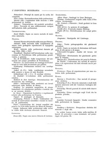 L'industria mineraria bollettino mensile della Federazione nazionale fascista dell'industria mineraria