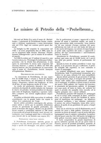 L'industria mineraria bollettino mensile della Federazione nazionale fascista dell'industria mineraria