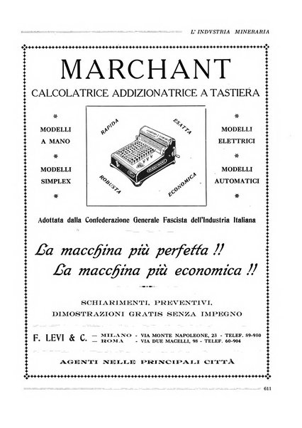 L'industria mineraria bollettino mensile della Federazione nazionale fascista dell'industria mineraria