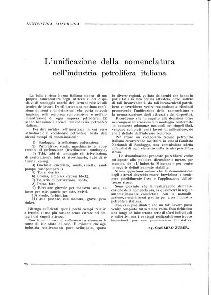 L'industria mineraria bollettino mensile della Federazione nazionale fascista dell'industria mineraria