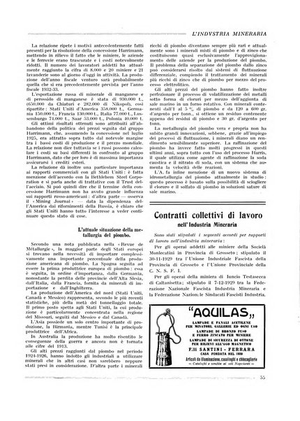 L'industria mineraria bollettino mensile della Federazione nazionale fascista dell'industria mineraria