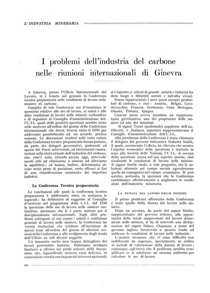 L'industria mineraria bollettino mensile della Federazione nazionale fascista dell'industria mineraria