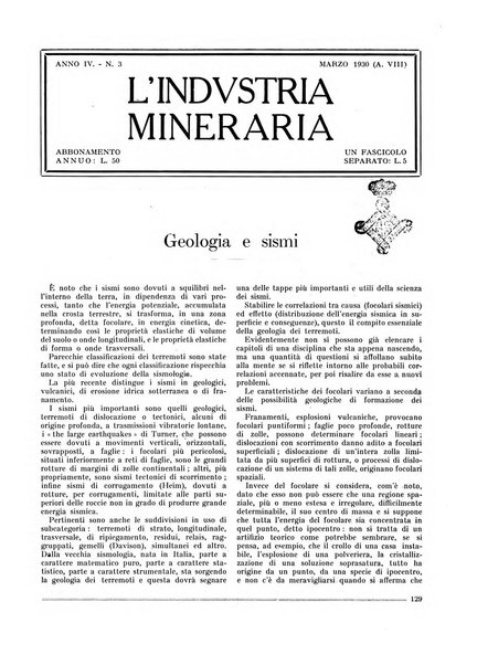 L'industria mineraria bollettino mensile della Federazione nazionale fascista dell'industria mineraria