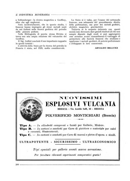 L'industria mineraria bollettino mensile della Federazione nazionale fascista dell'industria mineraria