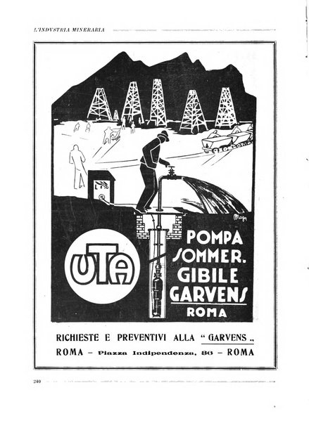 L'industria mineraria bollettino mensile della Federazione nazionale fascista dell'industria mineraria