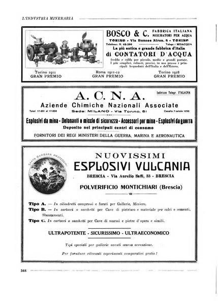 L'industria mineraria bollettino mensile della Federazione nazionale fascista dell'industria mineraria