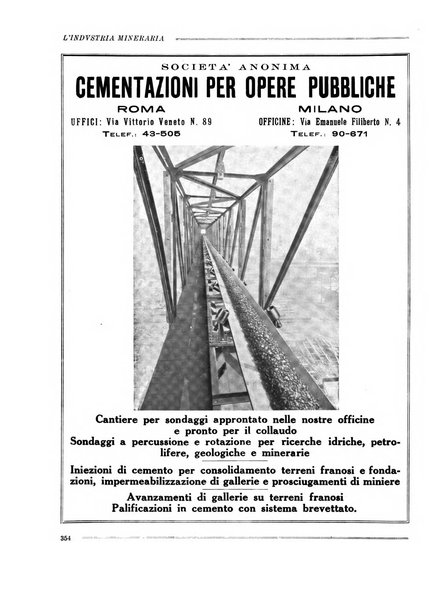 L'industria mineraria bollettino mensile della Federazione nazionale fascista dell'industria mineraria