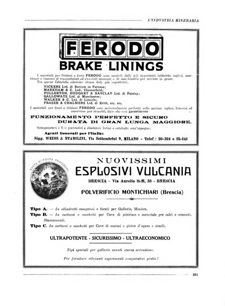 L'industria mineraria bollettino mensile della Federazione nazionale fascista dell'industria mineraria