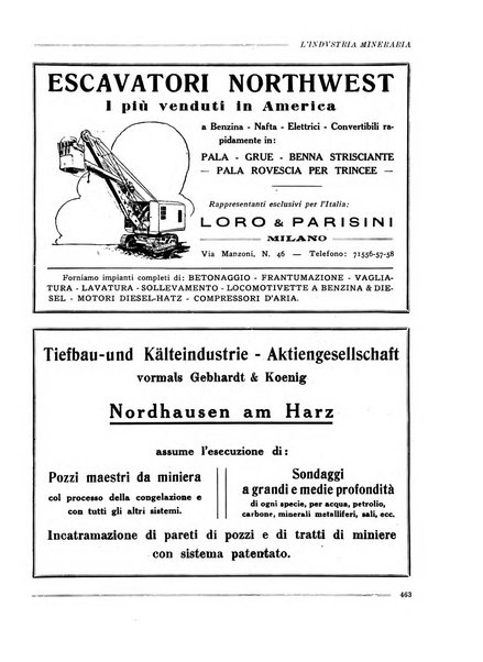 L'industria mineraria bollettino mensile della Federazione nazionale fascista dell'industria mineraria