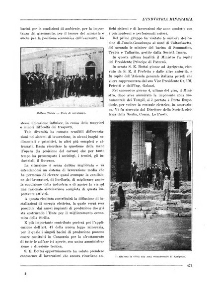 L'industria mineraria bollettino mensile della Federazione nazionale fascista dell'industria mineraria