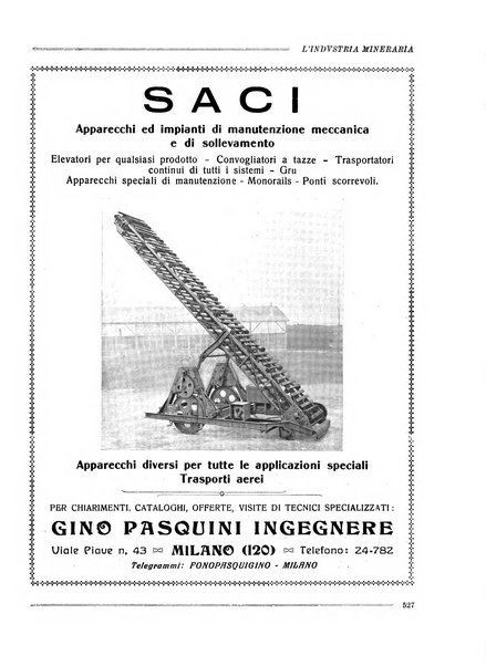 L'industria mineraria bollettino mensile della Federazione nazionale fascista dell'industria mineraria