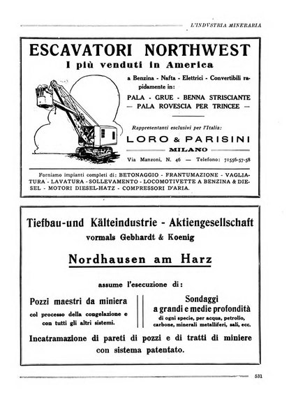 L'industria mineraria bollettino mensile della Federazione nazionale fascista dell'industria mineraria