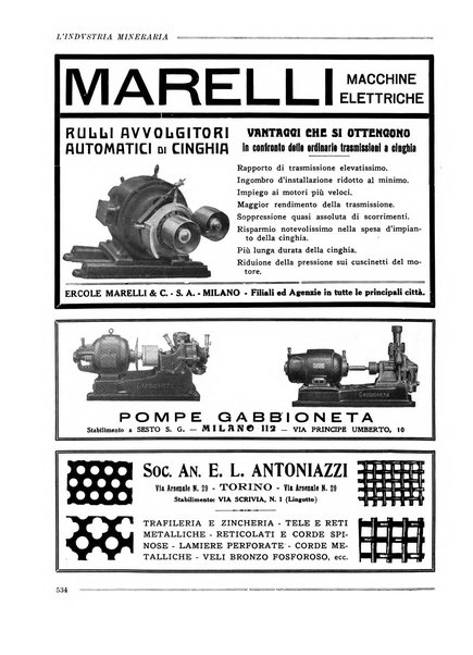 L'industria mineraria bollettino mensile della Federazione nazionale fascista dell'industria mineraria