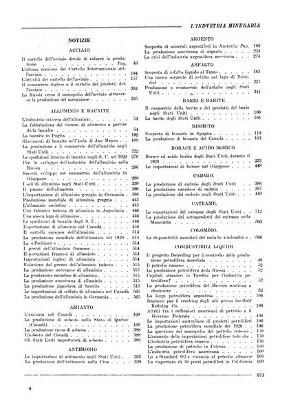 L'industria mineraria bollettino mensile della Federazione nazionale fascista dell'industria mineraria