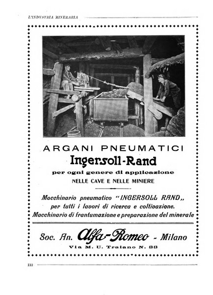 L'industria mineraria bollettino mensile della Federazione nazionale fascista dell'industria mineraria