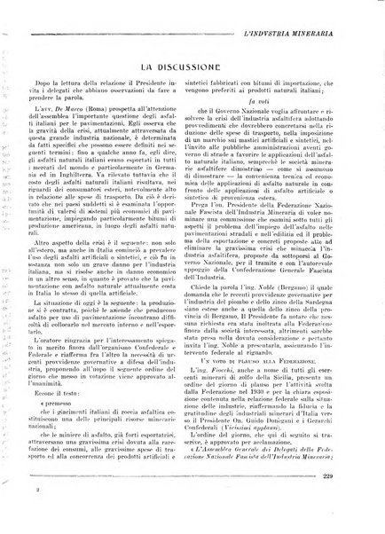 L'industria mineraria bollettino mensile della Federazione nazionale fascista dell'industria mineraria