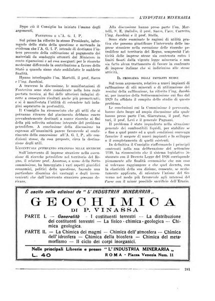 L'industria mineraria bollettino mensile della Federazione nazionale fascista dell'industria mineraria