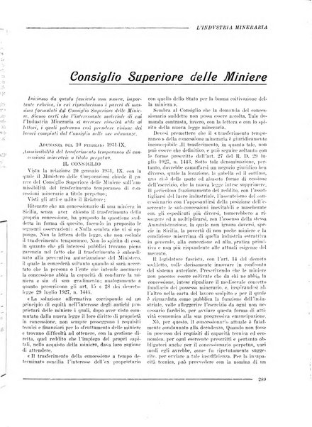 L'industria mineraria bollettino mensile della Federazione nazionale fascista dell'industria mineraria