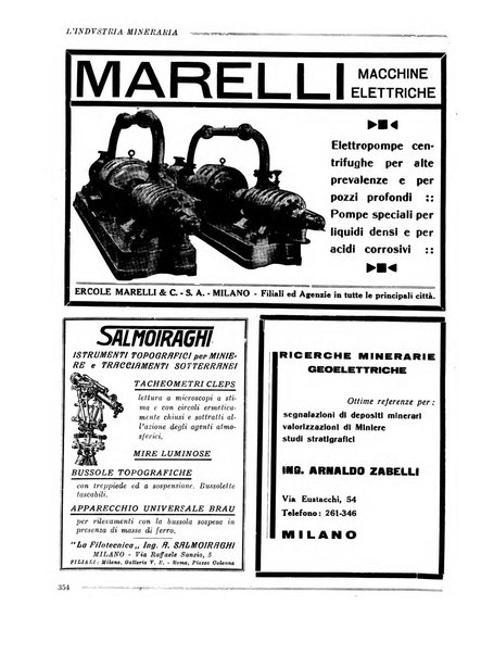 L'industria mineraria bollettino mensile della Federazione nazionale fascista dell'industria mineraria