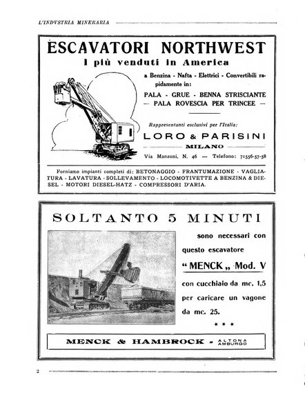 L'industria mineraria bollettino mensile della Federazione nazionale fascista dell'industria mineraria