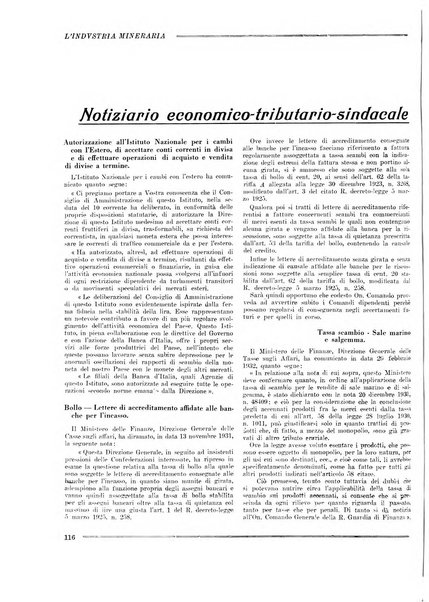 L'industria mineraria bollettino mensile della Federazione nazionale fascista dell'industria mineraria