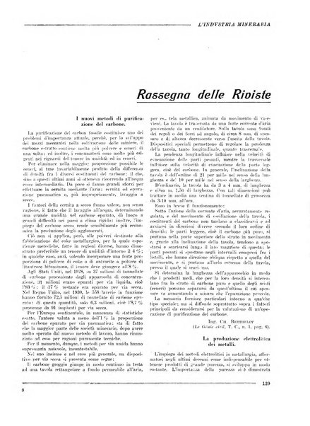 L'industria mineraria bollettino mensile della Federazione nazionale fascista dell'industria mineraria