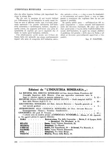 L'industria mineraria bollettino mensile della Federazione nazionale fascista dell'industria mineraria