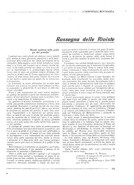 L'industria mineraria bollettino mensile della Federazione nazionale fascista dell'industria mineraria