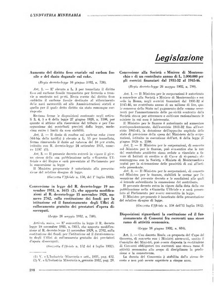 L'industria mineraria bollettino mensile della Federazione nazionale fascista dell'industria mineraria