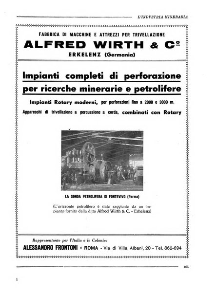 L'industria mineraria bollettino mensile della Federazione nazionale fascista dell'industria mineraria