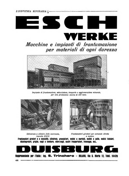 L'industria mineraria bollettino mensile della Federazione nazionale fascista dell'industria mineraria