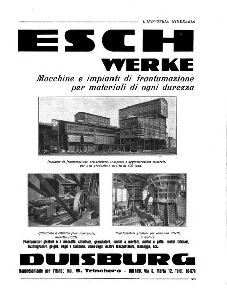 L'industria mineraria bollettino mensile della Federazione nazionale fascista dell'industria mineraria