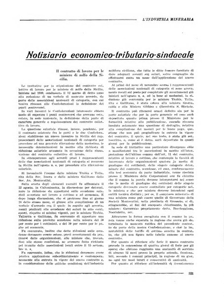 L'industria mineraria bollettino mensile della Federazione nazionale fascista dell'industria mineraria