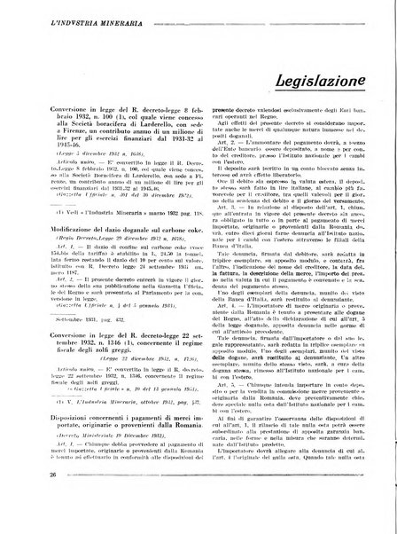 L'industria mineraria bollettino mensile della Federazione nazionale fascista dell'industria mineraria