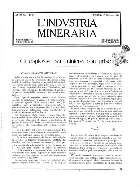 L'industria mineraria bollettino mensile della Federazione nazionale fascista dell'industria mineraria