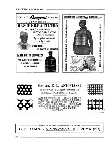 L'industria mineraria bollettino mensile della Federazione nazionale fascista dell'industria mineraria