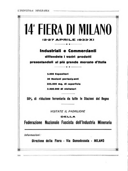 L'industria mineraria bollettino mensile della Federazione nazionale fascista dell'industria mineraria