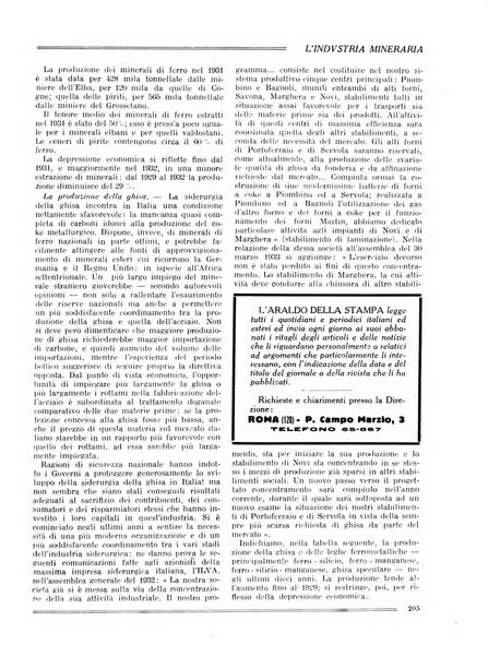 L'industria mineraria bollettino mensile della Federazione nazionale fascista dell'industria mineraria