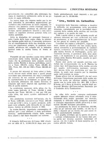 L'industria mineraria bollettino mensile della Federazione nazionale fascista dell'industria mineraria