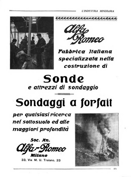 L'industria mineraria bollettino mensile della Federazione nazionale fascista dell'industria mineraria