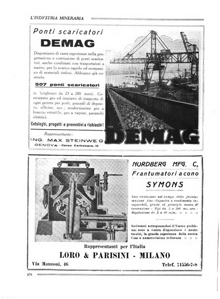 L'industria mineraria bollettino mensile della Federazione nazionale fascista dell'industria mineraria