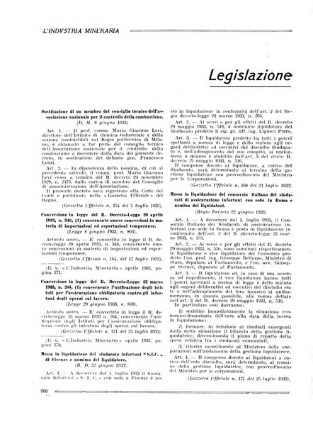 L'industria mineraria bollettino mensile della Federazione nazionale fascista dell'industria mineraria