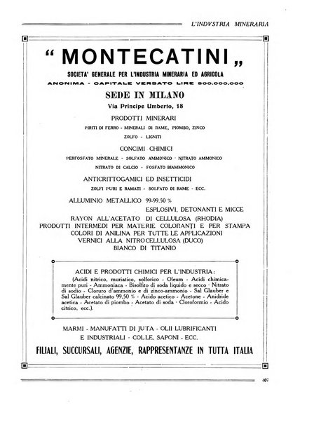 L'industria mineraria bollettino mensile della Federazione nazionale fascista dell'industria mineraria