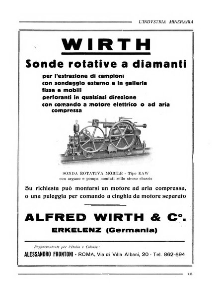 L'industria mineraria bollettino mensile della Federazione nazionale fascista dell'industria mineraria