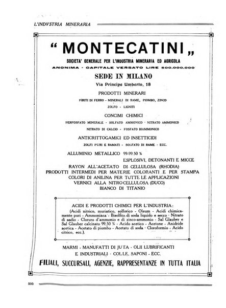 L'industria mineraria bollettino mensile della Federazione nazionale fascista dell'industria mineraria