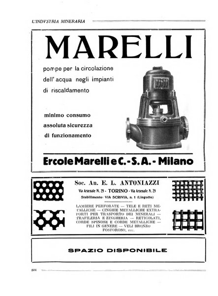 L'industria mineraria bollettino mensile della Federazione nazionale fascista dell'industria mineraria