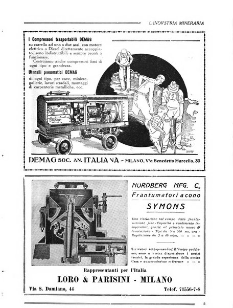 L'industria mineraria bollettino mensile della Federazione nazionale fascista dell'industria mineraria