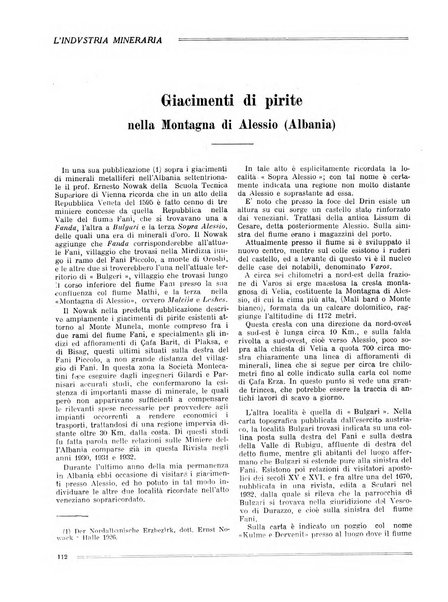 L'industria mineraria bollettino mensile della Federazione nazionale fascista dell'industria mineraria