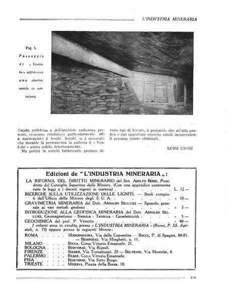 L'industria mineraria bollettino mensile della Federazione nazionale fascista dell'industria mineraria